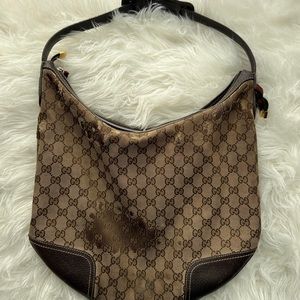 AUTHENTIC Gucci Monogrammed Hobo